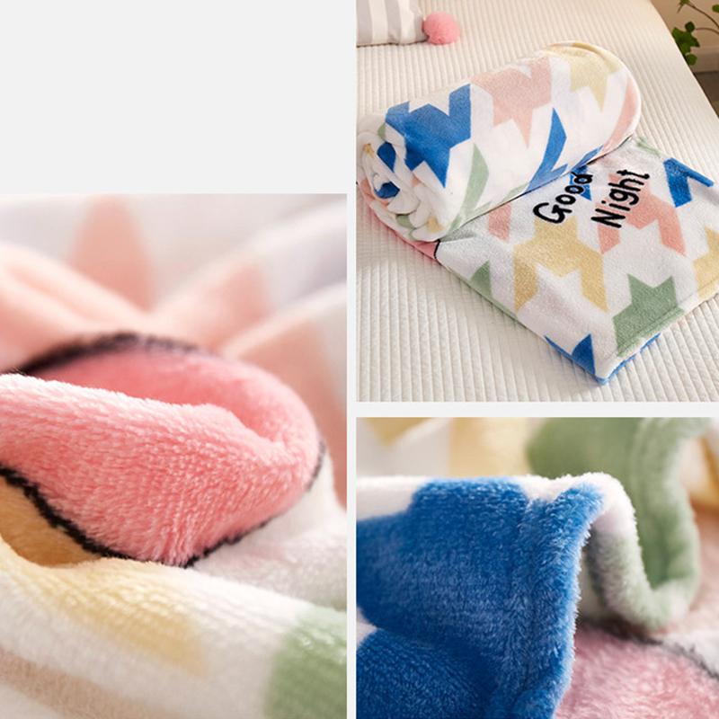 Cobertores macios e quentes de flanela de lã coral para camas, capa de sofá, colcha de inverno, cobertores