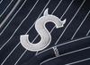 Supreme Devil S Logo Zip Up Hooded Sweatshirt "Stripe"