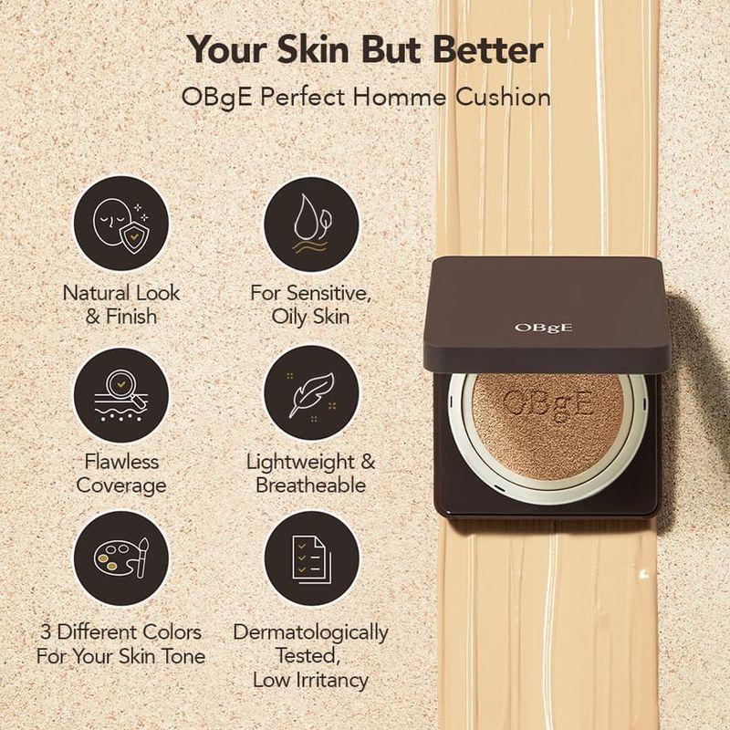 OBgE - Perfect Homme Cushion - 3 Colors