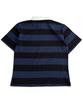 SK8ER ROCK 88 Stripe Rugby Shirt ((D/Blue*Black))