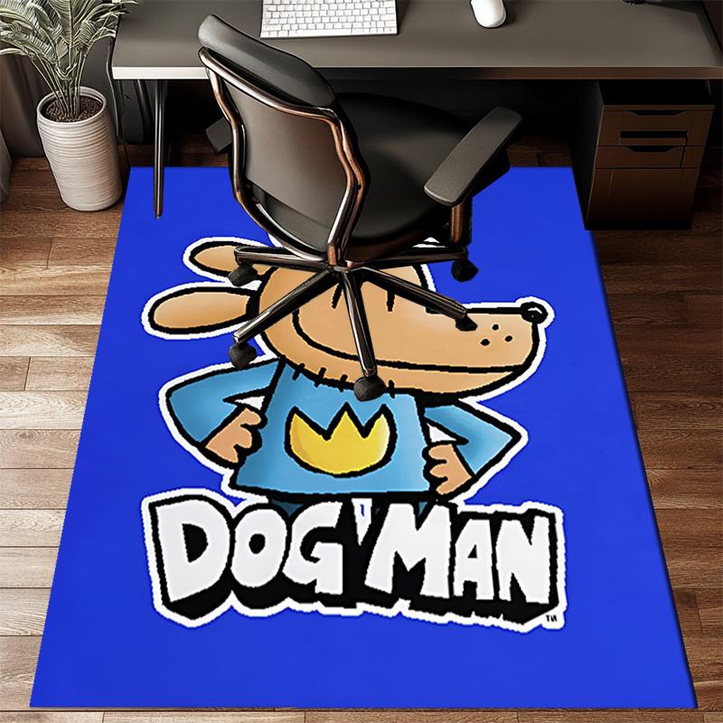 Dog Man And Friends Adventure Rug Office Floor Mat - Machine Washable for Bedroom, bedroom, livingroom, Room Decor Fan Gifts Christmas
