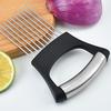 Helpful Onion Holder Good Toughness Comfortable Grip Convenient Durable Guide Slicing Cutter Cooking