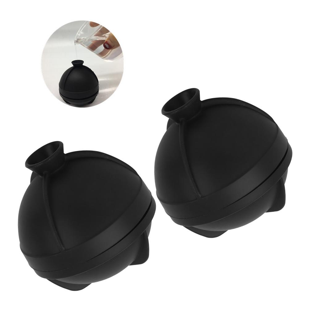 Round Silicone Ice Ball Maker Mold Ice Cubes Tray Mould for Whiskey Cocktails Kitchen Gadgets
