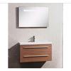 European-Style Floor-Standing Bathroom Vanity with PVC/Wood Veneer Finish