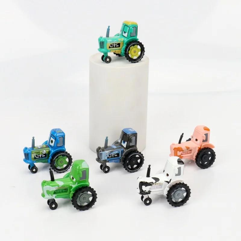 Original Disney Pixar Cars Kuh Traktor Mini Metall Druckguss 1:55 Autospielzeuge für Jungen Weihnachtsgeschenk