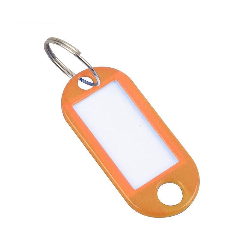 Haogongbang Färgglada Plastnyckelringar (100-pack)