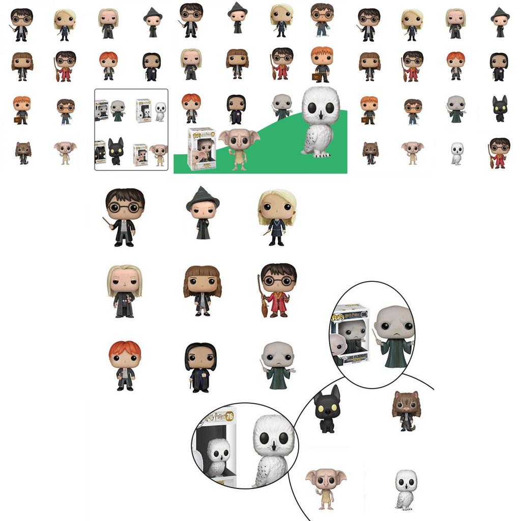 Potter 10cm Charakter Figur Puppe Funko Pop Serie Modell Spielzeug Verschiedene Modell