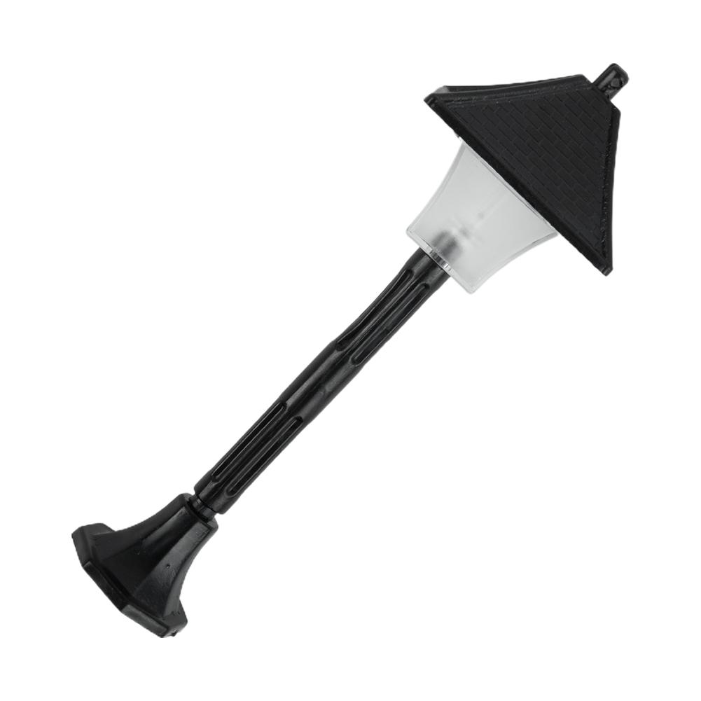 Model Street Lights Ornament PVC Solar Lamp Train Miniature