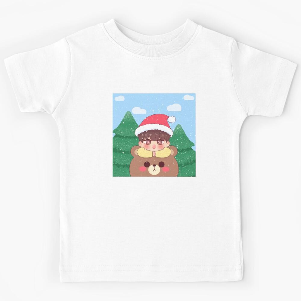 Merry Christmas Nini Bear Kids T-Shirt 130