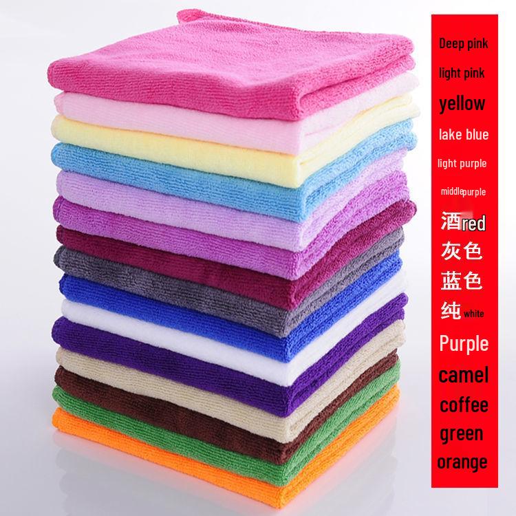 Thickened Absorbent Cleaning Cloth for Floors, Glass, Car, Table - Fiber Square Towel