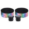 GUB 1626 Road Bike Handlebar Tape Antislip Shock Absorption Gradient Colorful Strap Plug