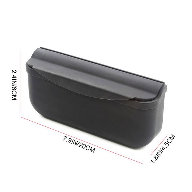Car Sunglasses Holder Glasses Case Side Door Backseat Storage Box Organizers For Tesla Model Y 3 Interior Trim Decoration