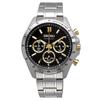 Seiko Chronograph Quartz Watch Men's SBTR015 Black & Gold
