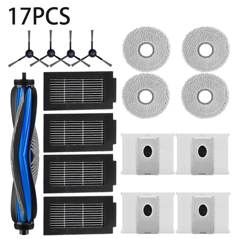 For Ecovacs T50 PRO OMNI /T50 AUTO DDX67 Robot Vacuum Cleaner Accessories Main Side Brush Mop Cloth HEPA Filter Dust Bag Parts