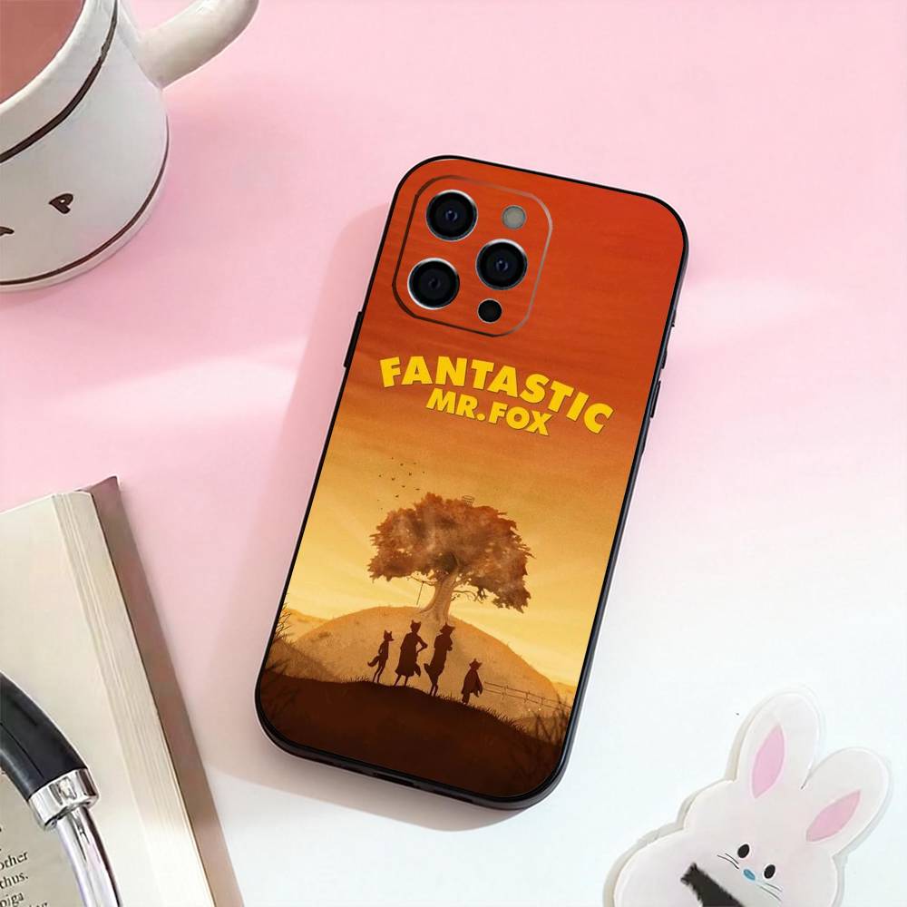 The F-Fantastic Mr. Fox Phone Case Silicone Soft For IPhone 17,16,15,14,13,12,11,XS,Plus Pro Max