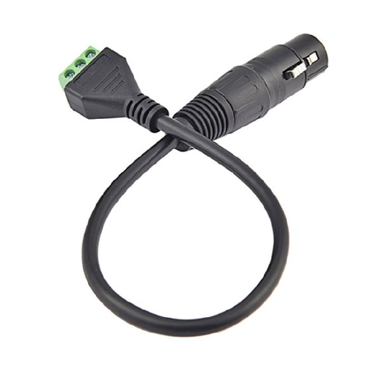 High Conductivity Copper XLR Adapter for Interference Free Signal Extension in Audios Systems