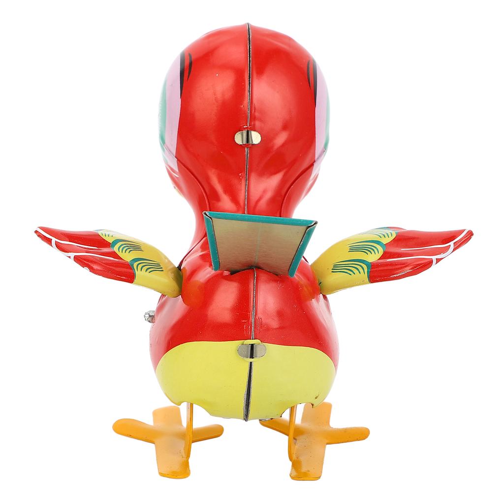 Retro Jumping Duck Wind Up Toy Interesting Vintage Animal Clockwork Toy Home Bar Decoration