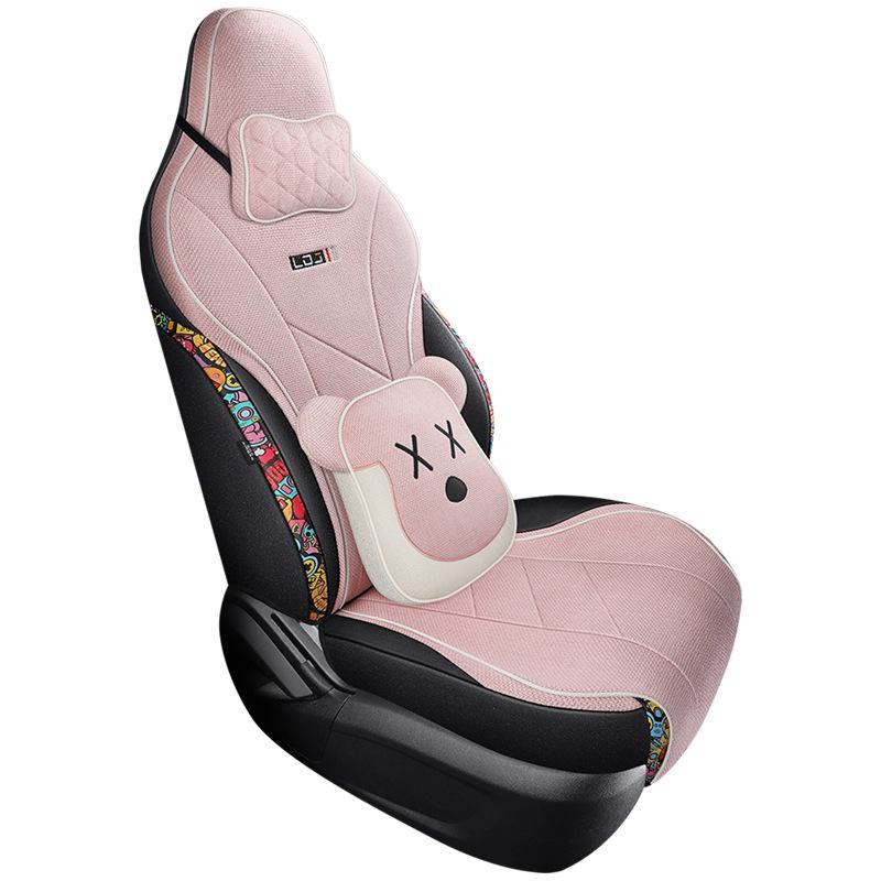 BYD QinPLUS All-Season Linen Car Seat Cushion for Five-Seat Cars
