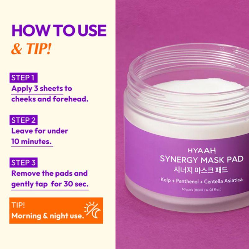 [HYAAH] Kelp Concentrate Synergy Mask (60ea)