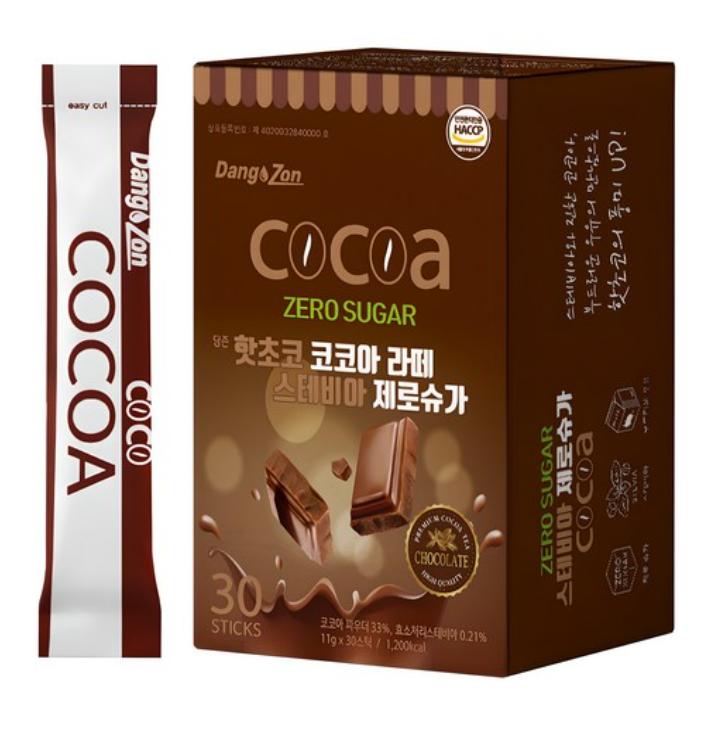 

Гарячий шоколад Какао Лате Стевія Без цукру 30 стіків 1 box