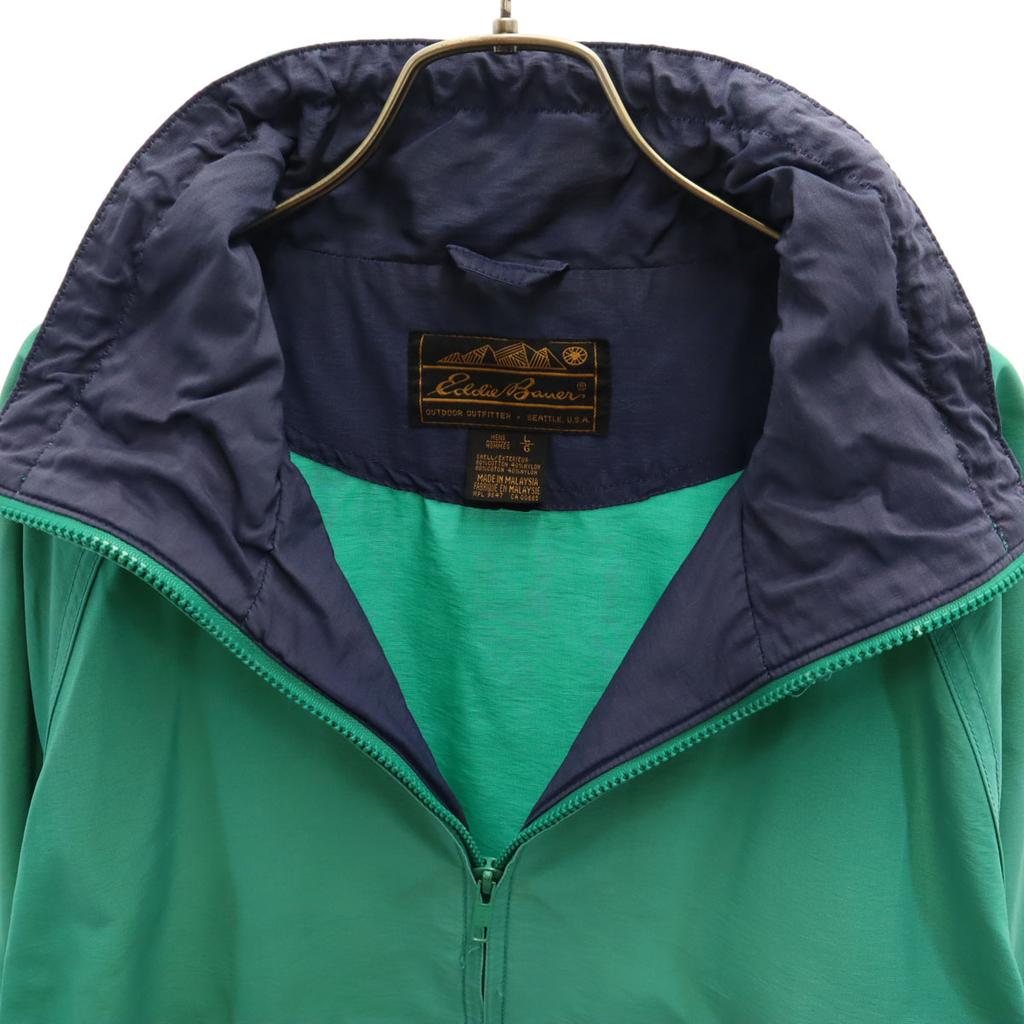 EDDIE BAUER 90s Old Jacket L Green Outdoors Men's Used