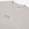Fila 3d Big Logo ShorT Sleeve T shirT Fe2rse5303x Bei