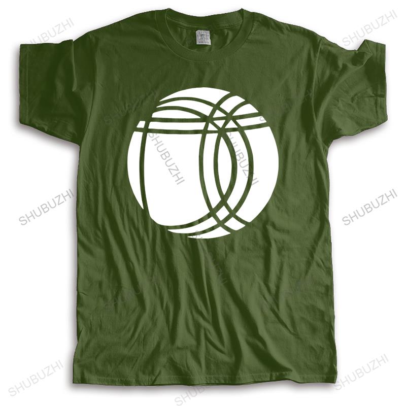 Black Funny Tops For Unisex Tshirt Unisex Cotton Tee Shirt Arrivals Petanque Ball Unisex Printing Loose TShirt Teenagers Cool Tops