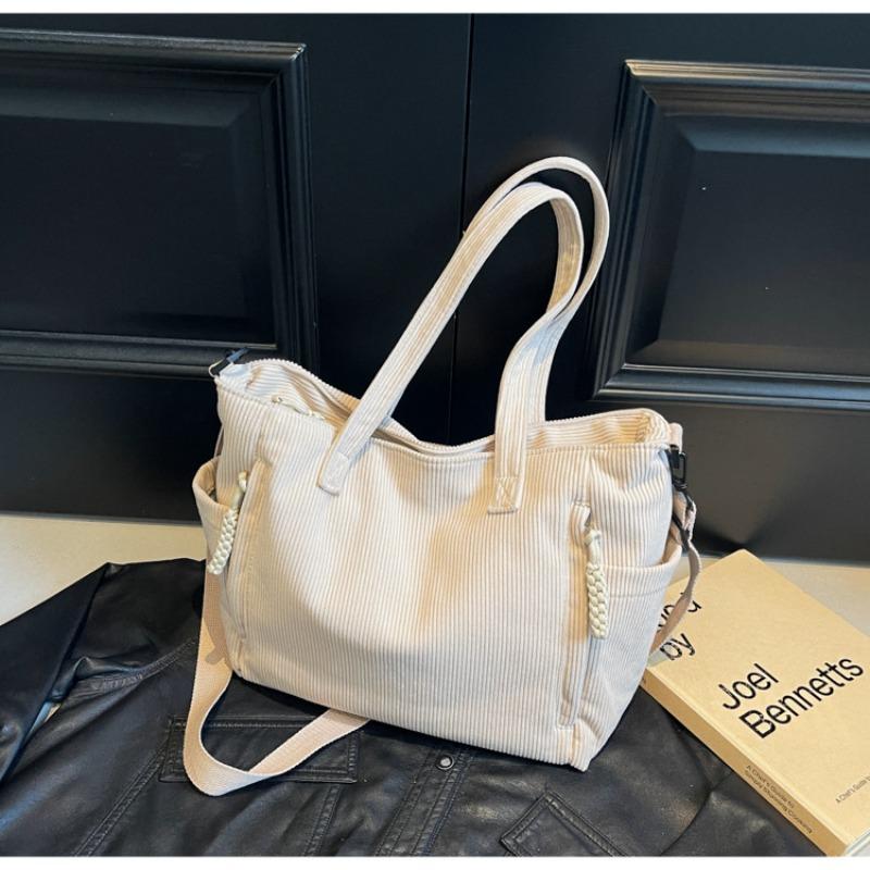 Cloth Bag Women's Autumn and Winter New Versatile Large-capacity Tote Bag Student Shoulder Commuter Tote Bag