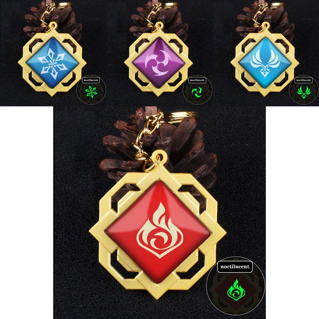 Unique Eye Of God Luminous Keychain Ideal For Trendy Game Jewelry Enthusiasts