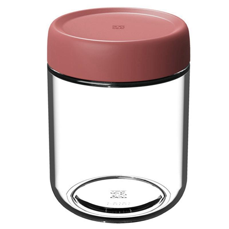 

Стеклянная герметичная банка для хранения в холодильнике, герметичный контейнер для хранения продуктов, молока, фруктов, кофе, банка с крышкой для сохранения свежести красный