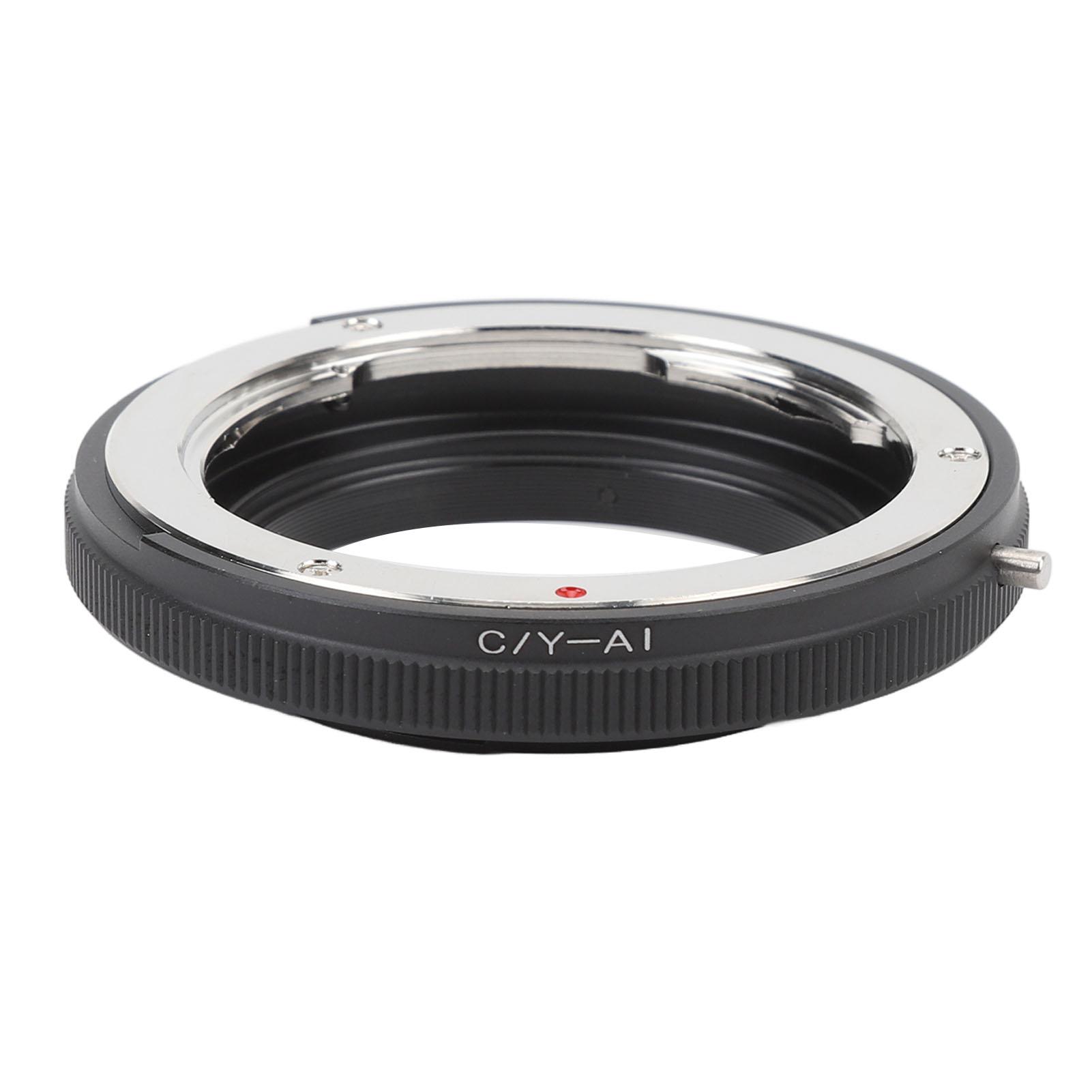 

Lens Mount Adapter for CY Aluminium Alloy High Accuracy Macro Lens Adapter Ring with Back Cover for D850 D810 D750