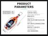 Compatible Key Case for BMW 7 Series 730li/740, 5 Series 535LE, 6 Series GT, X3/X5/X7