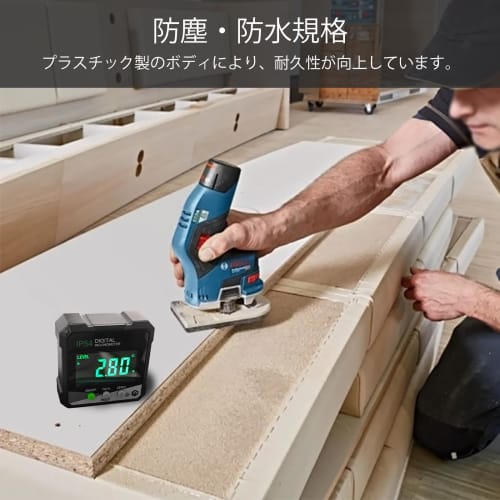 Smgda Digital Angle Meter, 360 Measurement Range, LCD Backlight, Powerful Magnet, Compact, Aluminum Alloy Construction, Easy-to-Read Angle Measuring