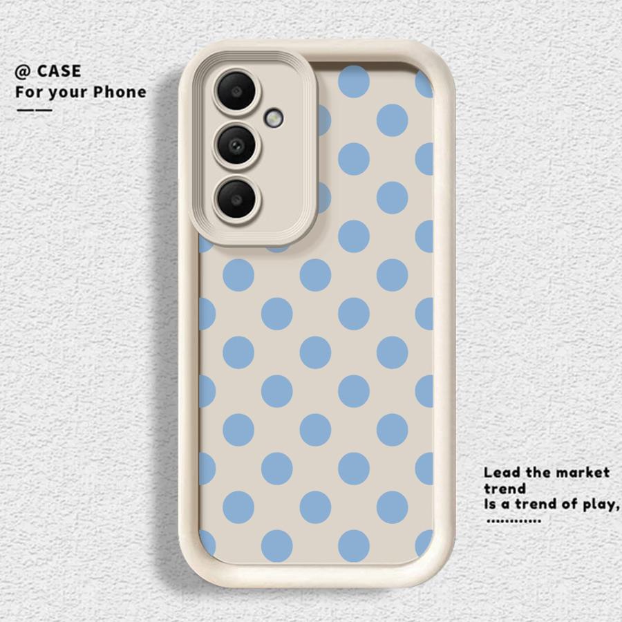 

Case for Samsung Galaxy A35 A36 A51 A73 A56 A12 A13 A34 A23 A15 A16 A53 A54 A71 A72 A26 A32 Phone Cover Luxury Ins Polka Dots Galaxy A13 5G