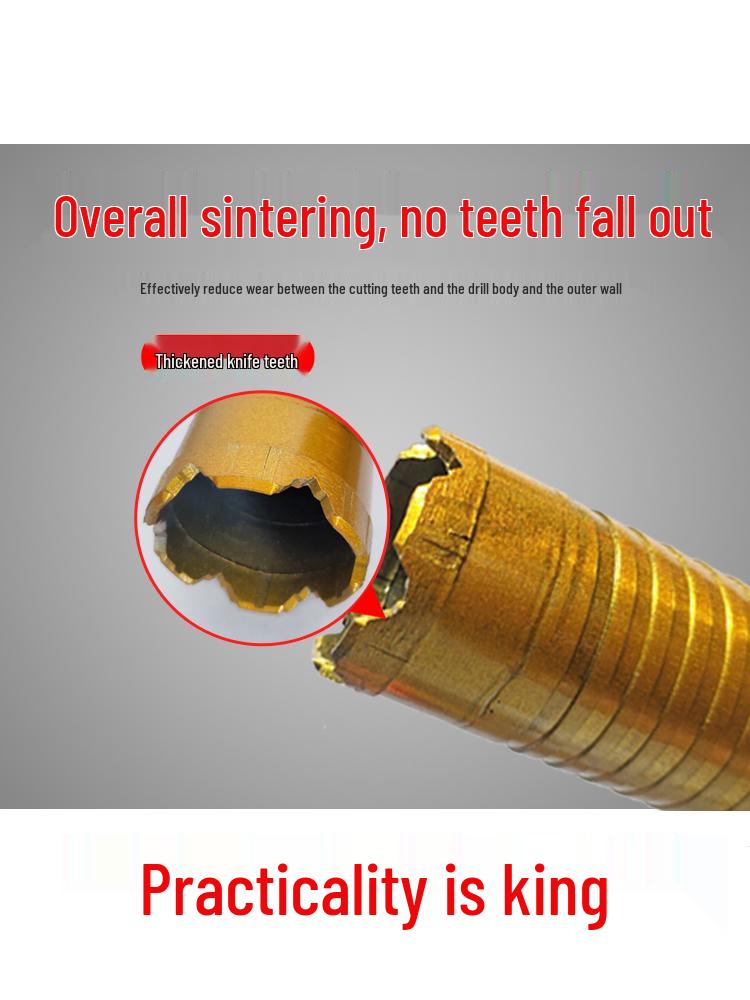 Three Provinces Dual-Use Diamond Drill Bit for Air Conditioner and Concrete Walls