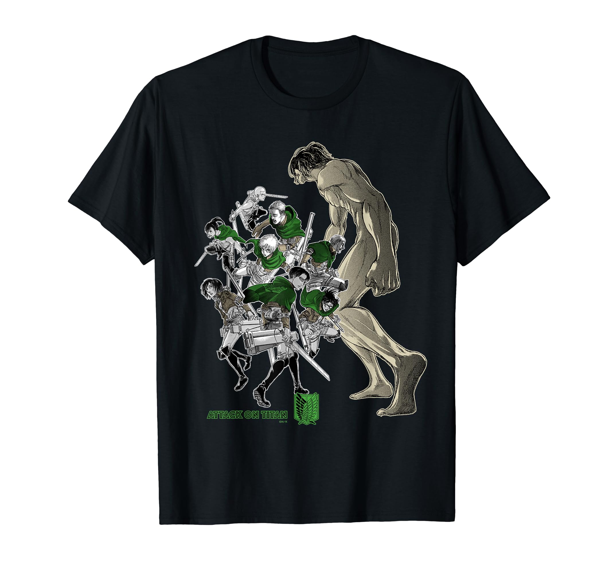 the Ending of the Wings of Freedom Attack on Titan [Commemorating Series] T-Shirt чёрный