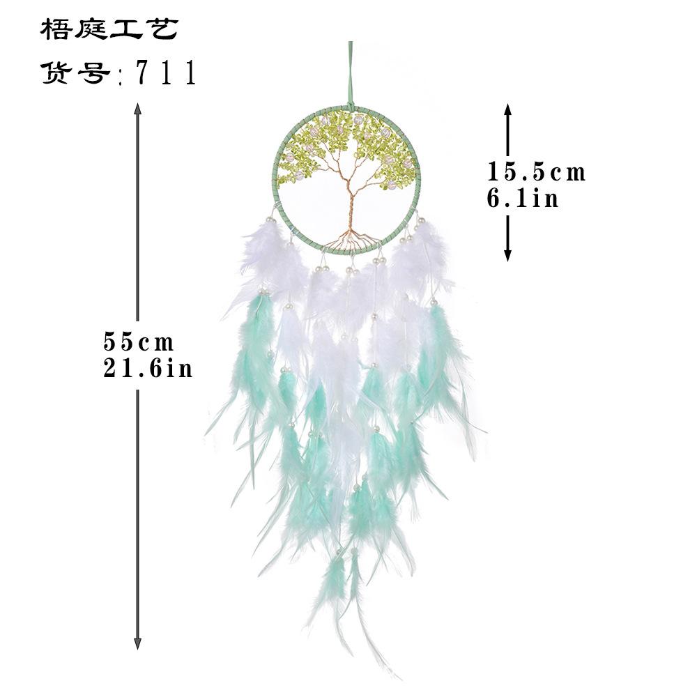 

Healing Crystal Tree Mobile, Agate & Quartz Wind Chime Wall Art, Positive Energy Decor Wholesale, Bulk Order for Store