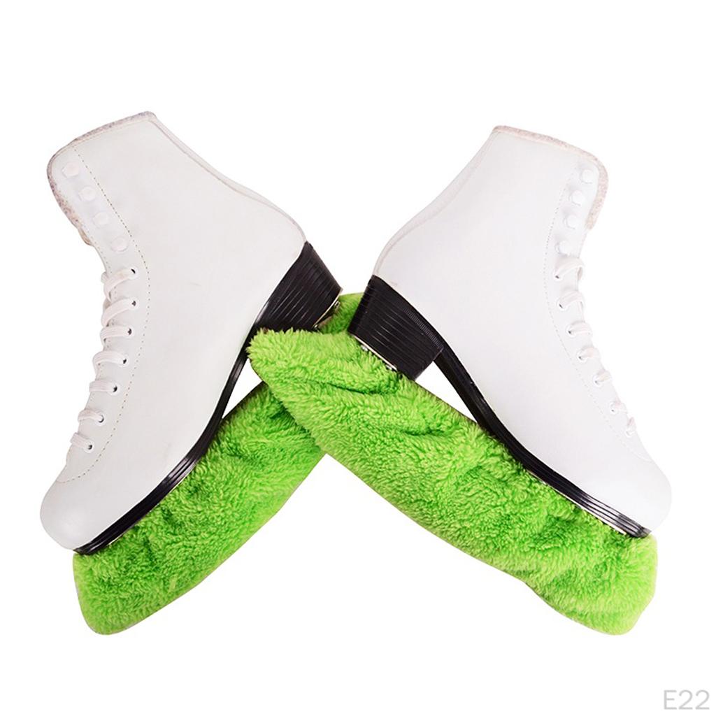 Cheap 1 Pair Ice Hockey Figure Skate Blade Cover Jacket Soakers Guards