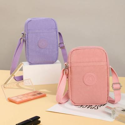Cute Canvas Phone Handbag Small Casual Shopping Bag Fashion Female Student Girl Crossbody Shoulder Bags Purse for Women
