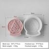 Christmas Tree Crystal Ball Silicone Mold Handmade Aroma Candle Resin Gypsum Mould DIY Christmas Decoration Molds