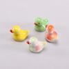 1-4pcs Funny Duck Ceramic Crafts Chopstick Shelf Cute Healing Series Office Decompression Ceramic Duck Ornament For Home