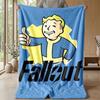 Soft Flannel Blanket Lightweight Cozy Bedroom Living Room CoverFallout Vault Boy