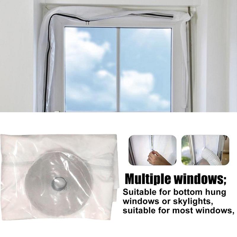 Window Seal For Portable Air Conditioner 157 Inch AC Unit Vent Kit Heat Resistant Waterproof Insulation Air Conditioner Accessor
