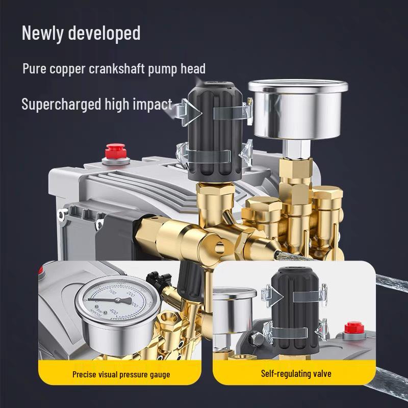 Guidewheel 220V High-Power Commercial Car Wash Machine with Super Strong Pressure Water Gun