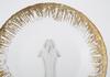 Vetro Felice Large Plate, Western Tableware, Gold, 28cm, Happy Glass Flash, 349128P