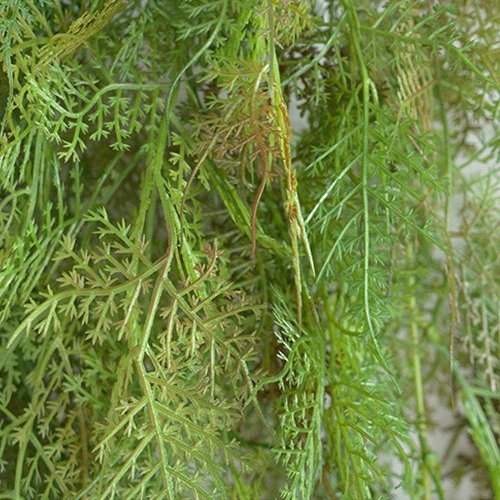 Plastic Artificial Hanging Fern Plant Realistic Fake Hanging Plants  Home Garden Decor