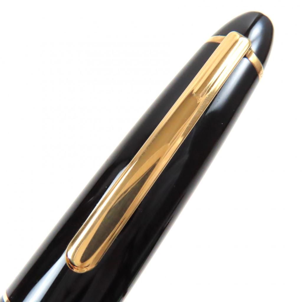 Great MONTBLANC Ballpoint pen Meisterstckle Grand Black gold mens Used