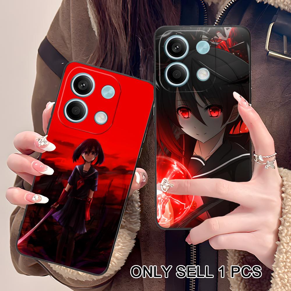 Akame Kurome Matte TPU Mobile Phone Case for POCO M7 M6 M5 M4 M3 X7 X6 X5 X4 X3 Pro GT 5G Colorful Printing Cover