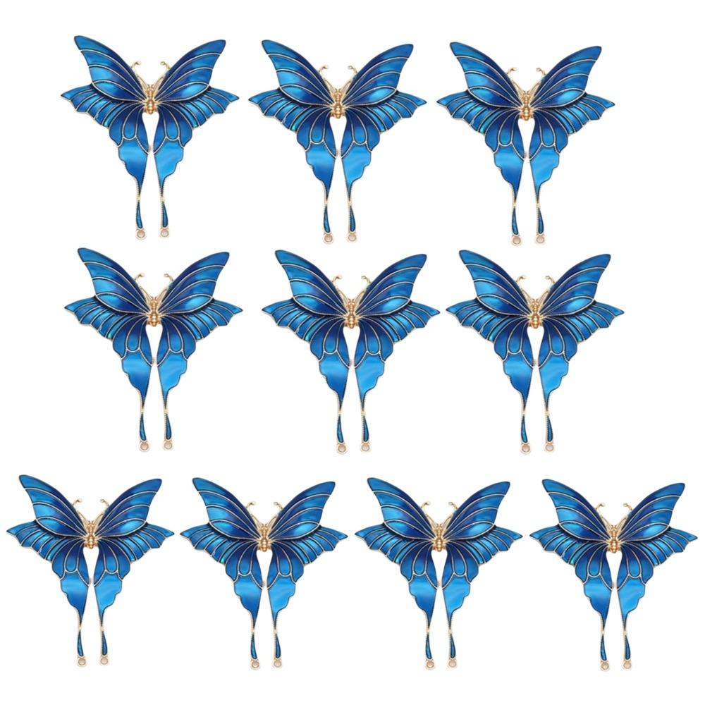 Alloy Material Butterfly Clothing Accessories Butterfly Brooch Pendant Handmade Accessories