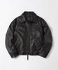 OUTSTANDING Leather Sports Jacket_Vintage Black